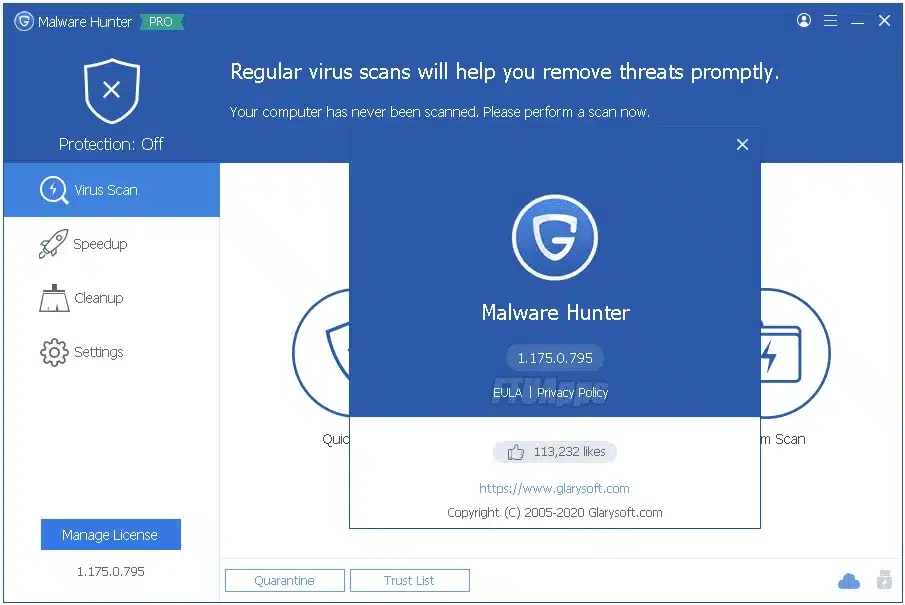 احميل برنامج Glary Malware Hunter Pro للكشف عن البرمجيات الخبيثة