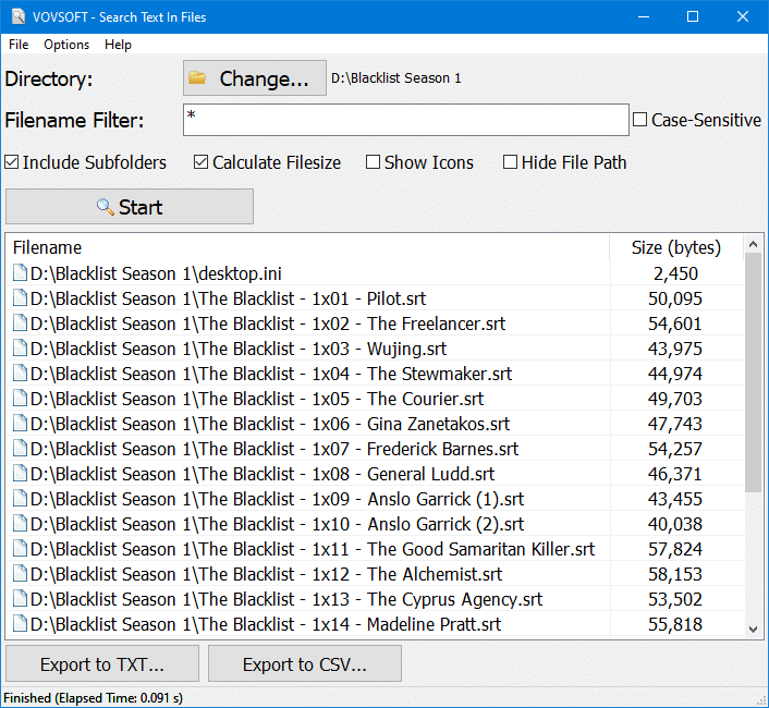 احميل برنامج VovSoft Search Text in Files للبحث السريع والدقيق