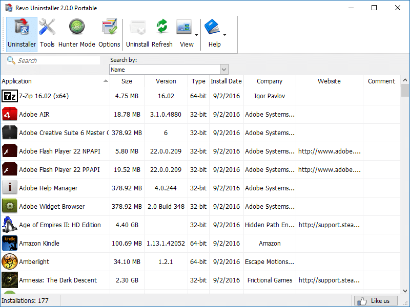 برنامج Revo Uninstaller Free لإزالة البرامج من نظام ويندوز