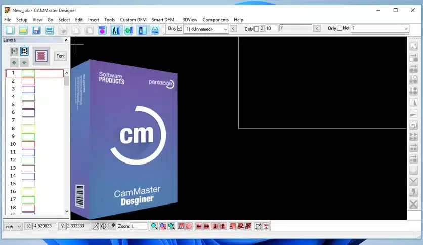 تحميل برناج PentaLogix CAMMaster Designer لتصميم وتصنيع لوحات الدوائر المطبوعة