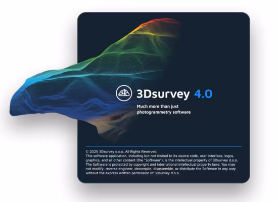 تحميل برنامج 3Dsurvey لمعالجة بيانات المسح الجغرافي ثلاثي الأبعاد