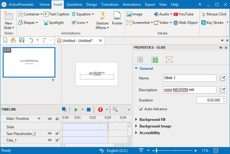 تحميل برنامج ActivePresenter Professional Edition لتصوير الشاشة
