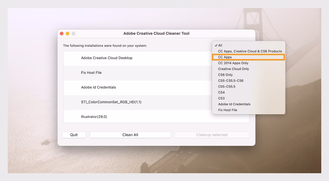 تحميل برنامج Adobe Creative Cloud Cleaner Tool | لحذف برامج ادوبي