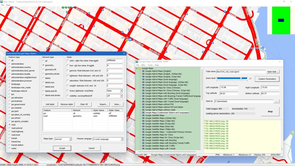 تحميل برنامج AllMapSoft OpenstreetMap Downloader لتنزيل صور خرائط OpenStreetMap