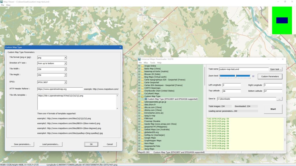 تحميل برنامج AllMapSoft OpenstreetMap Downloader لتنزيل صور خرائط OpenStreetMap