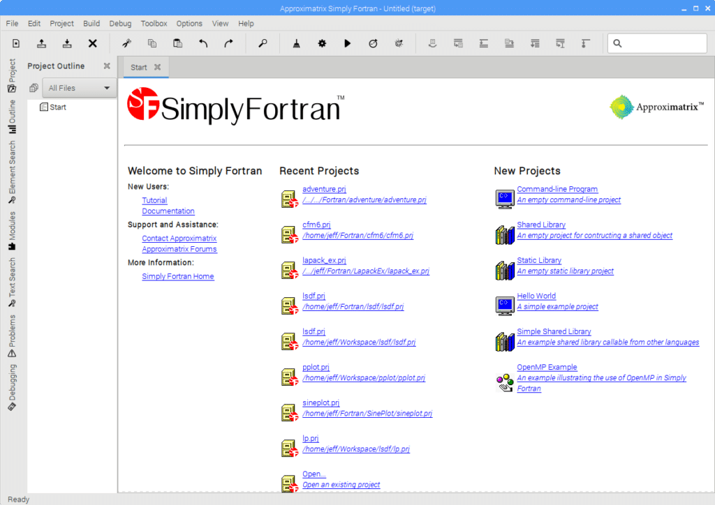 تحميل برنامج Approximatrix Simply Fortran  لتطوير Fortran
