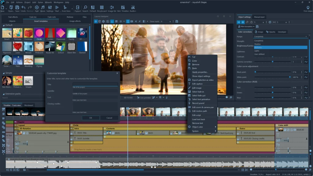 تحميل برنامج AquaSoft Stages لإنشاء الفيديوهات والعروض التقديمية