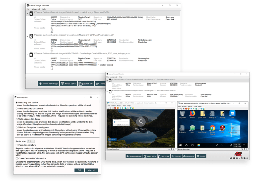 تحميل برنامج Arsenal Image Mounter Professional لتركيب محتويات صور الأقراص