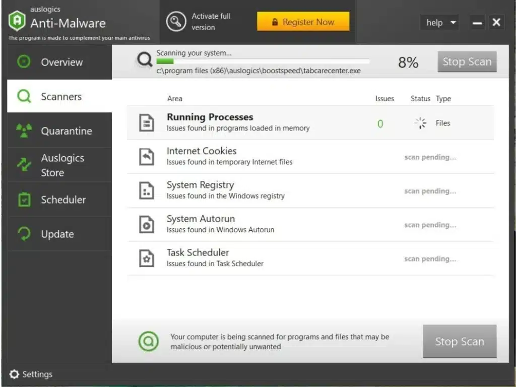 تحميل برنامج Auslogics Anti-Malware لحمايتك من الفيروسات الخبيثة