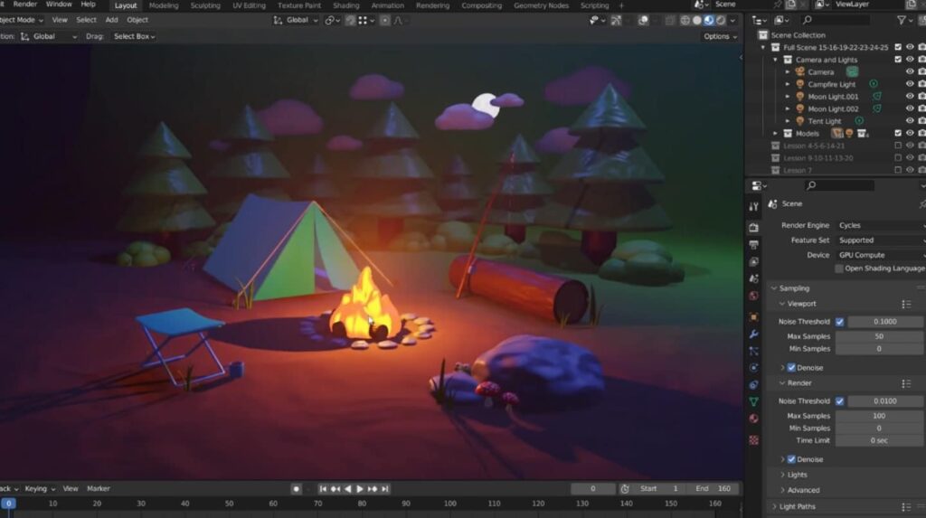تحميل برنامج Blender لتصميم الرسوم ثلاثية الأبعاد