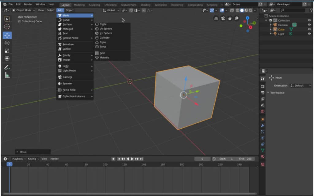 تحميل برنامج Blender لتصميم الرسوم ثلاثية الأبعاد