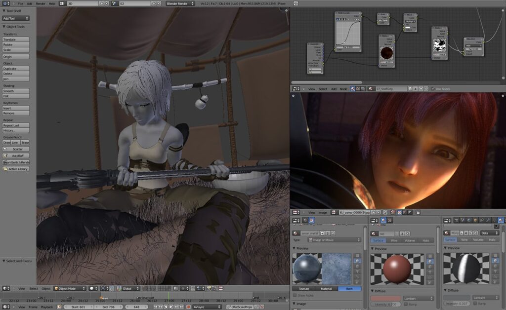 تحميل برنامج Blender لتصميم الرسوم ثلاثية الأبعاد