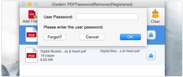 تحميل برنامج Cisdem PDF Password Remover  لإزالة كلمات المرور والقيود من ملفات PDF