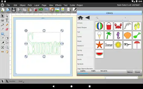 تحميل برنامج Craft Edge Sure Cuts A Lot Pro لقص وتصميم الأشكال بحرفية