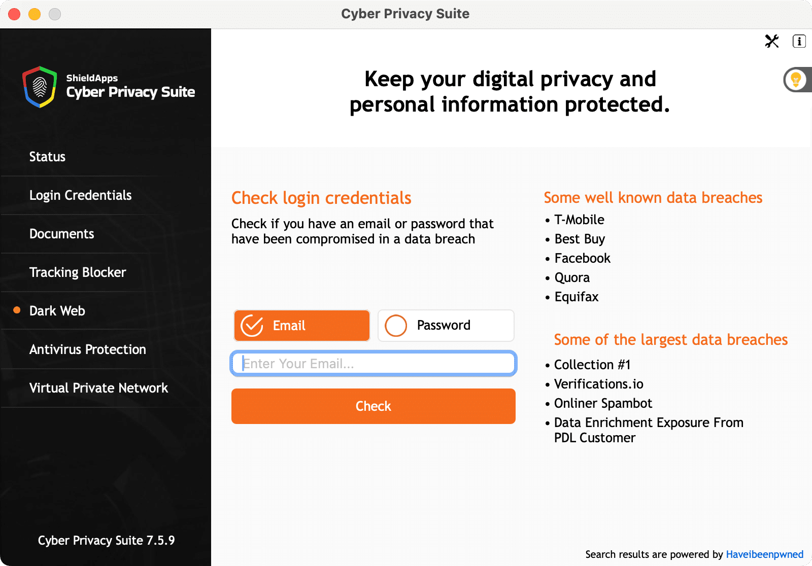 تحميل برنامج Cyber Privacy Suite لحماية خصوصيتك