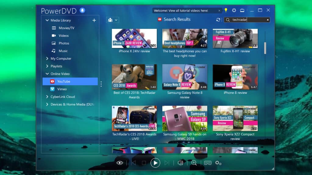 تحميل برنامج CyberLink PowerDVD Ultra  لتشغيل الوسائط المتعددة