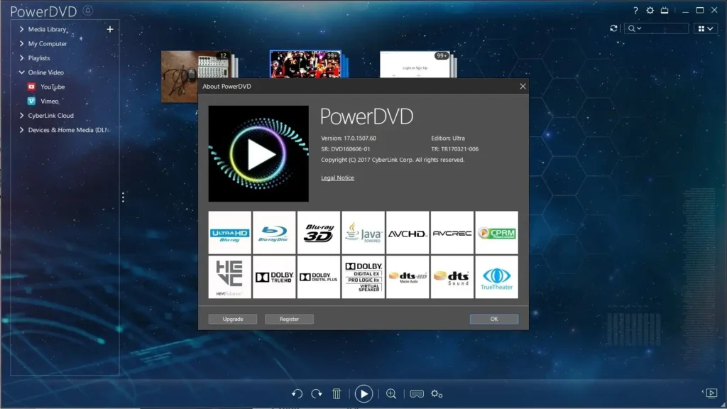 تحميل برنامج CyberLink PowerDVD Ultra لتشغيل الوسائط المتعددة