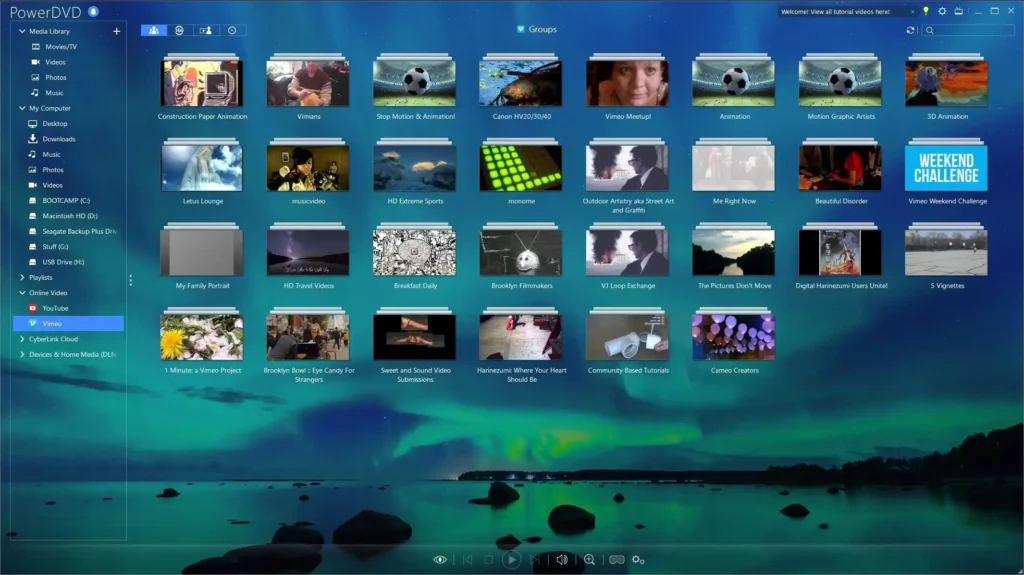 تحميل برنامج CyberLink PowerDVD Ultra لتشغيل الوسائط المتعددة