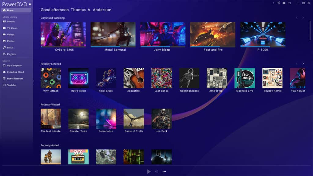 تحميل برنامج CyberLink PowerDVD Ultra  لتشغيل الوسائط المتعددة