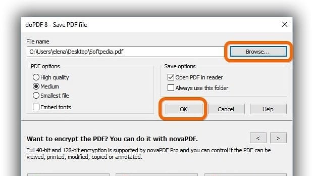 تحميل برنامج Doro PDF Writer لتحويل أي ملف نصي أو مستند إلى ملف PDF