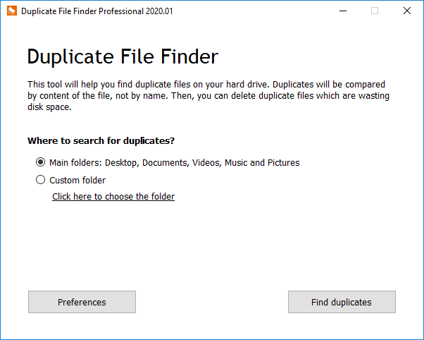 تحميل برنامج Duplicate Finder Professional 2025 لاكتشاف وإزالة الملفات المكررة