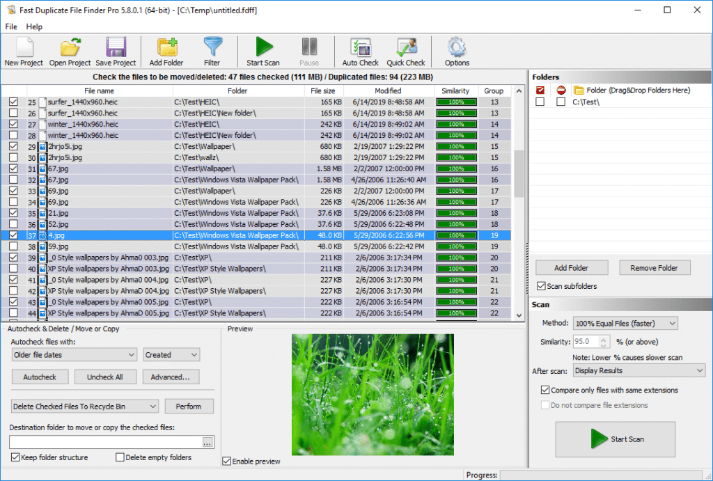 تحميل برنامج Duplicate Finder Professional 2025 لاكتشاف وإزالة الملفات المكررة