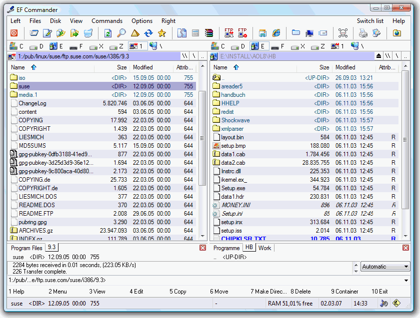 تحميل برنامج EF Commander لإدارة الملفات