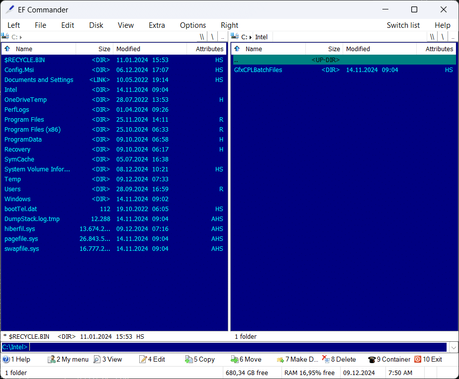 تحميل برنامج EF Commander لإدارة الملفات