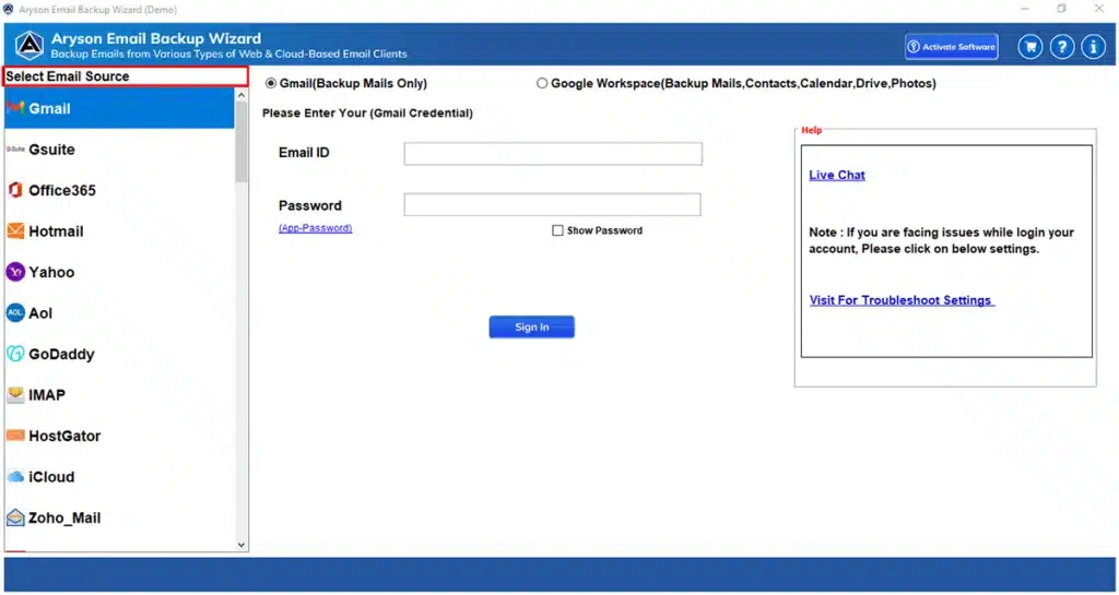 تحميل برنامج Email Backup Wizard Enterprise لحماية بيانات البريد الإلكتروني