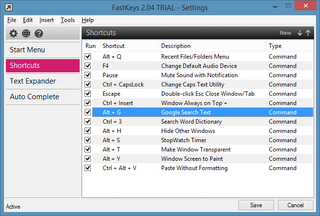 تحميل برنامج FastKeys Pro لتسريع وتحسين الأختصارات