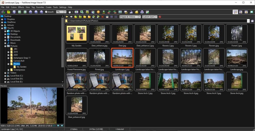تحميل برنامج FastStone Image Viewer  لعرض ومشاهدة الصور