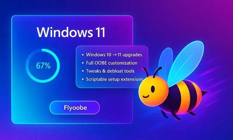 تحميل برنامج FlyOobe لتثبيت ويندوز 11