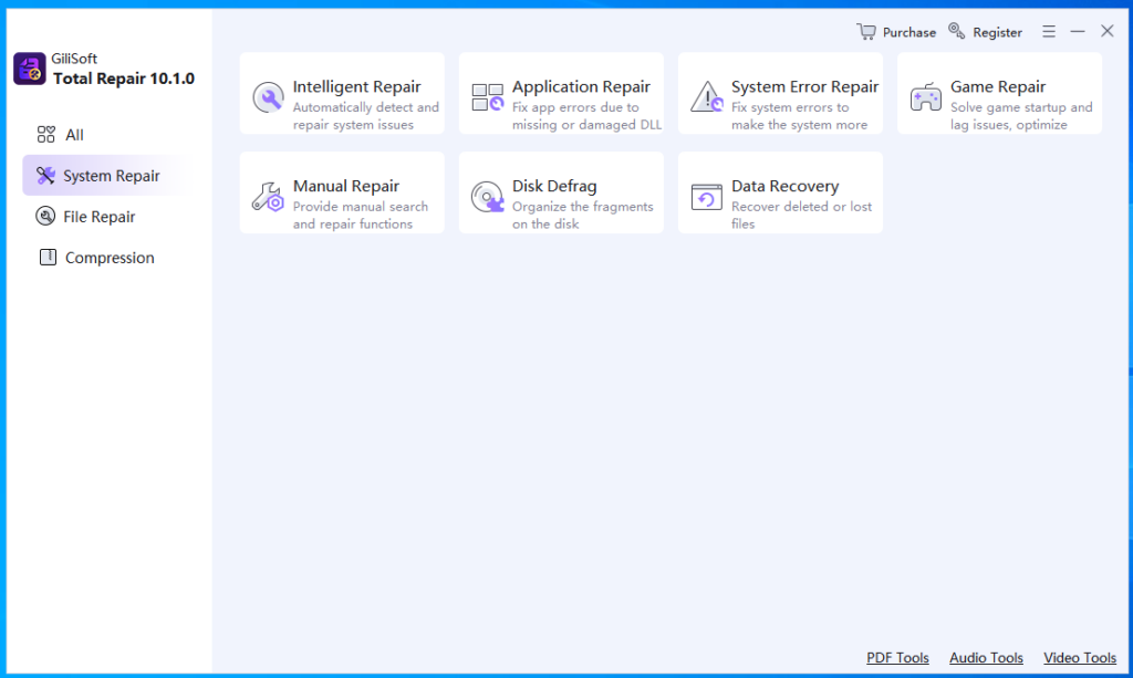 تحميل برنامج Gilisoft Total Repair للصيانة المتقدمة لأنظمة الويندوز
