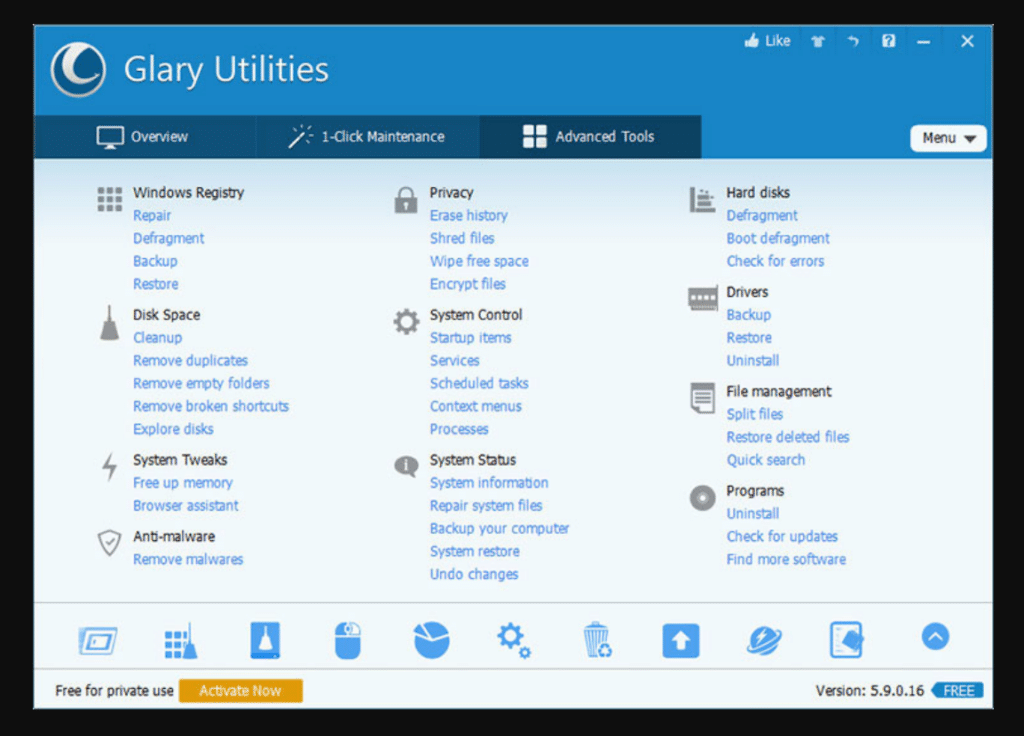 تحميل برنامج Glary Disk Cleaner لتنظيف الهارد ديسك