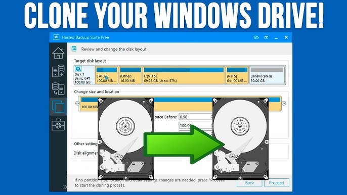 تحميل برنامج Hasleo Disk Clone لاستنساخ الأقراص ونقل نظم التشغيل