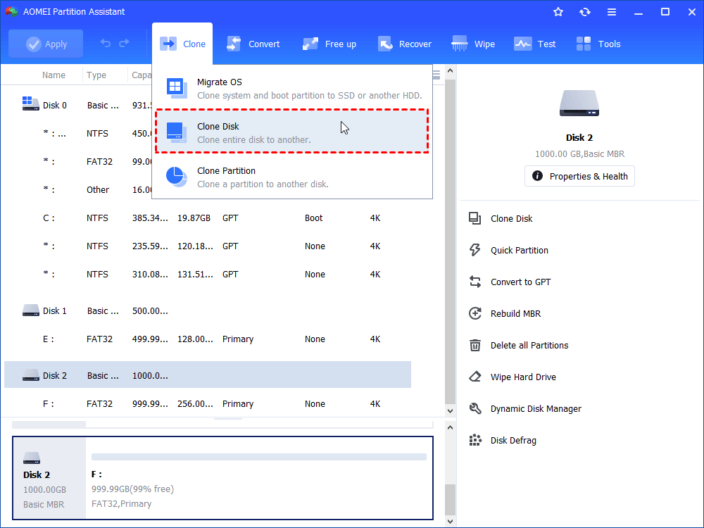 تحميل برنامج Hasleo Disk Clone لاستنساخ الأقراص ونقل نظم التشغيل