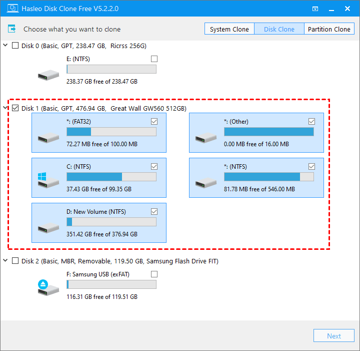 تحميل برنامج Hasleo Disk Clone لاستنساخ الأقراص ونقل نظم التشغيل