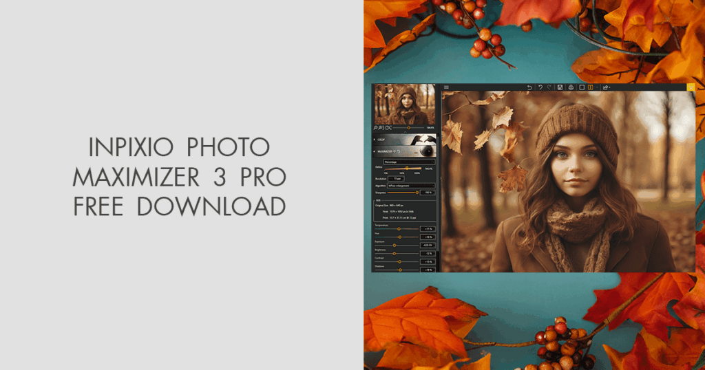تحميل برنامج InPixio Photo Maximizer Pro لتكبير الصور الرقمية