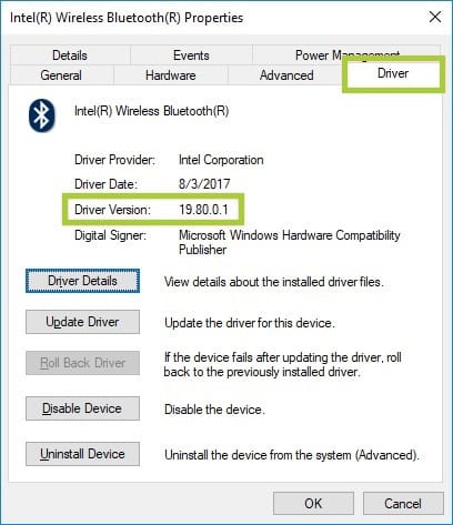 تحميل برنامج Intel Wireless Bluetooth Driver لتفعيل البلوتوث