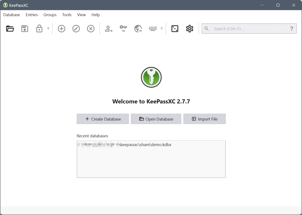 تحميل برنامج KeePassXC   لإدارة كلمات المرور