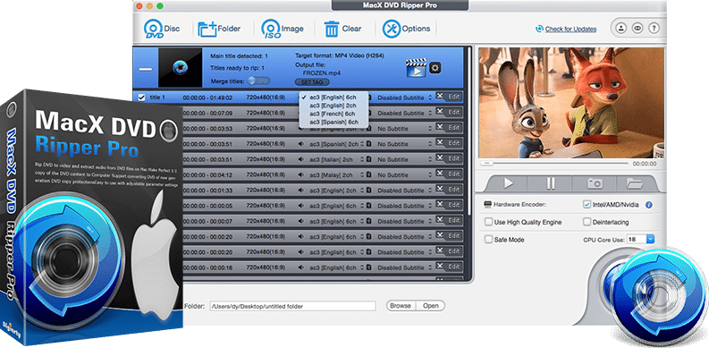 تحميل برنامج MacX DVD Ripper Pro لنسخ وتحويل أقراص DVD