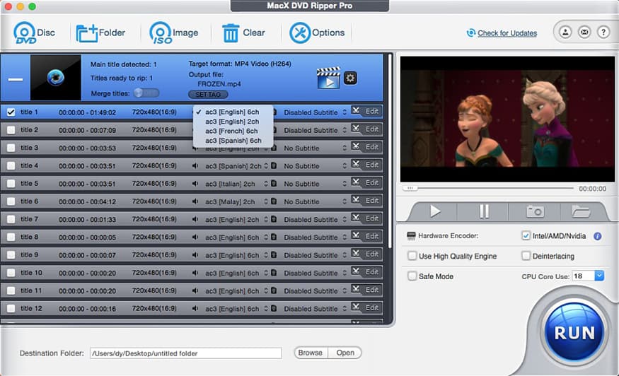 تحميل برنامج MacX DVD Ripper Pro لنسخ وتحويل أقراص DVD