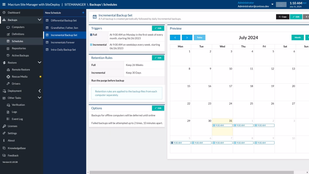 تحميل برنامج Macrium Reflect X Workstation للنسخ الاحتياطي واستعادة البيانات