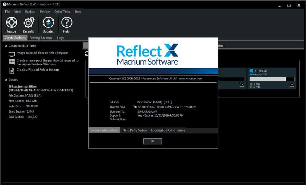 تحميل برنامج Macrium Reflect X Workstation للنسخ الاحتياطي واستعادة البيانات