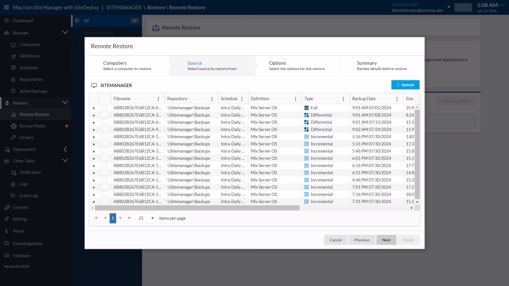 تحميل برنامج Macrium Reflect X Workstation للنسخ الاحتياطي واستعادة البيانات