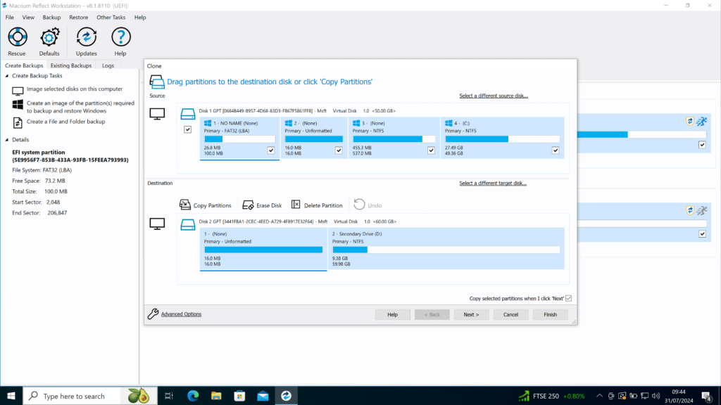 تحميل برنامج Macrium Reflect X Workstation للنسخ الاحتياطي واستعادة البيانات