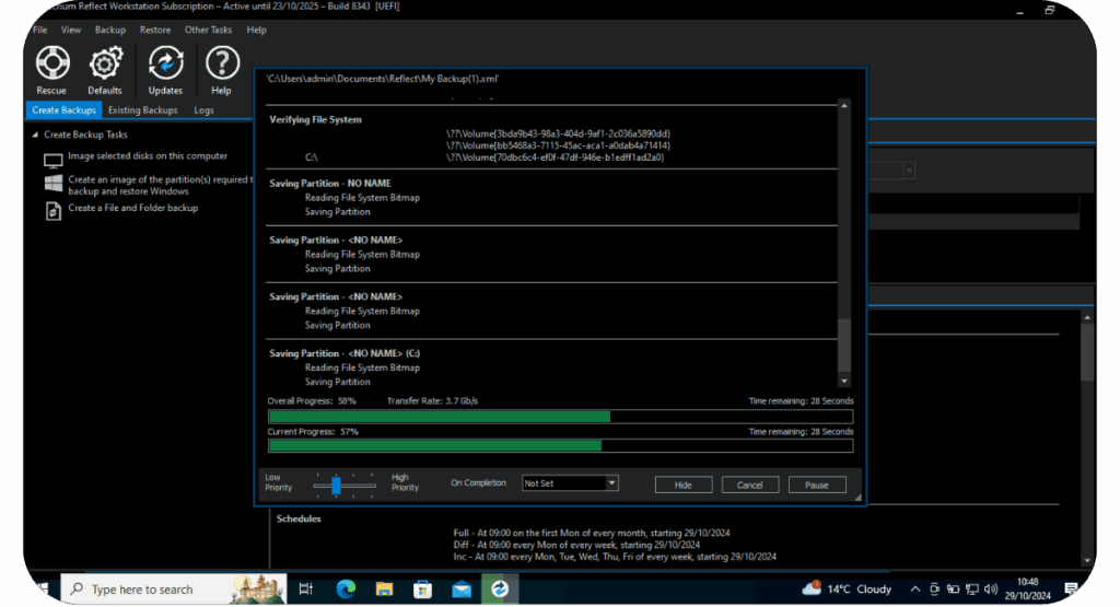 تحميل برنامج Macrium Reflect X Workstation للنسخ الاحتياطي واستعادة البيانات