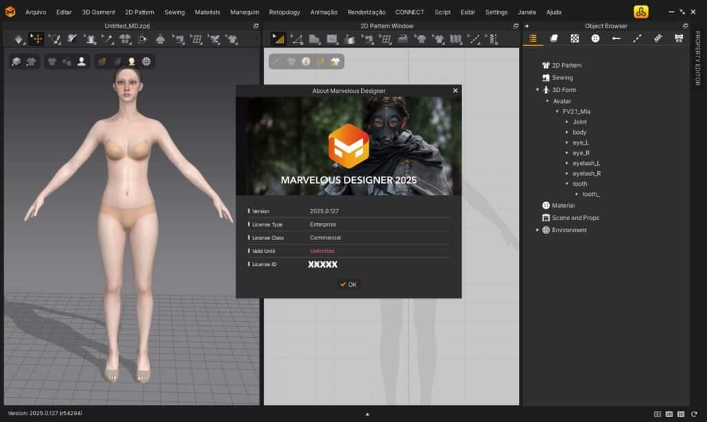 تحميل برنامج Marvelous Designer Enterprise  للتصميم ثلاثي الأبعاد