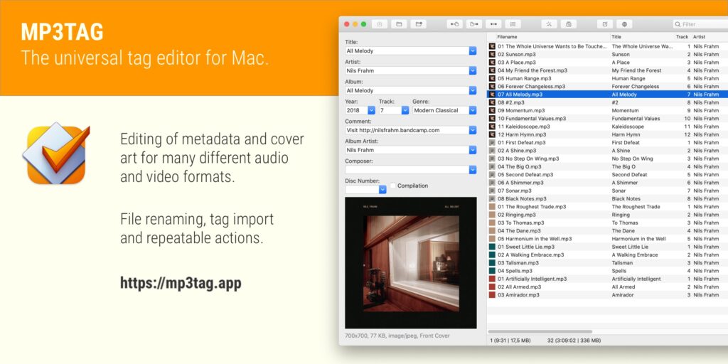 تحميل برنامج Mp3tag تحرير البيانات الوصفية لملفات الصوت
