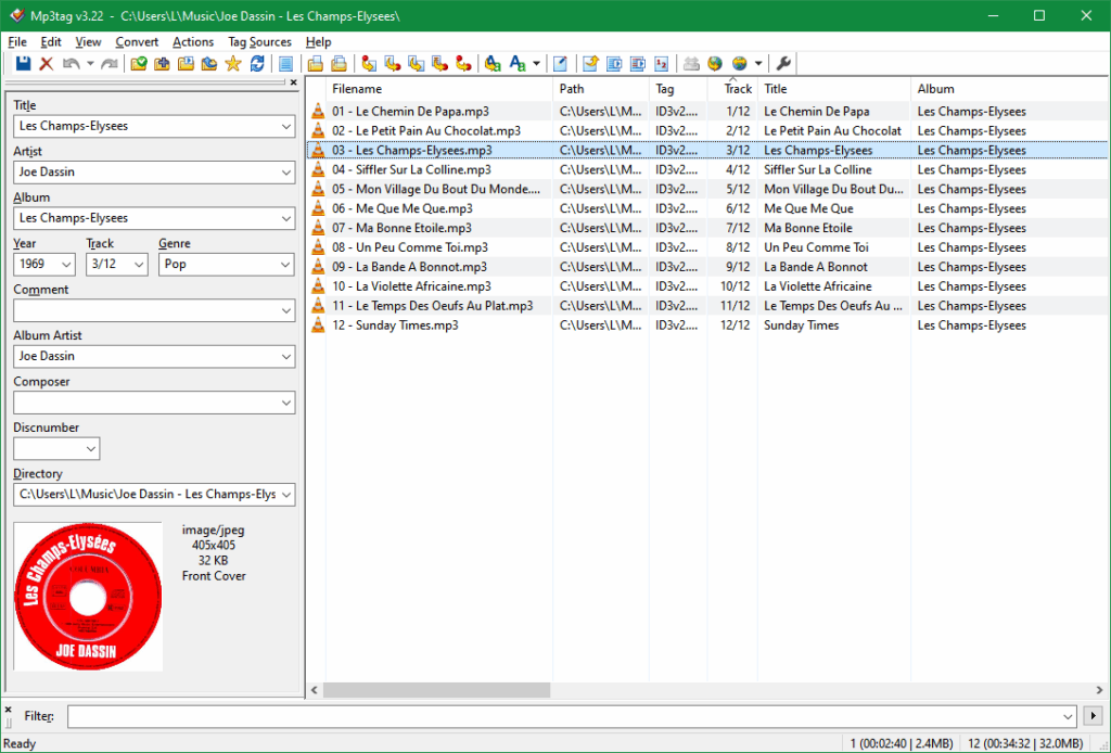 تحميل برنامج Mp3tag تحرير البيانات الوصفية لملفات الصوت